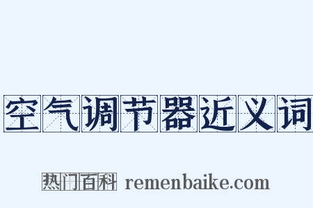 空气调节器近义词是什么意思的图片